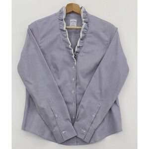 Brooks Brothers 12P No Iron Ruffle Button Down Shirt